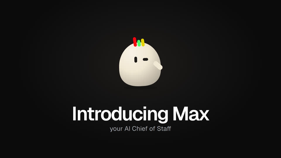 《认识 Max》：影片的片头画面，Max 在其中